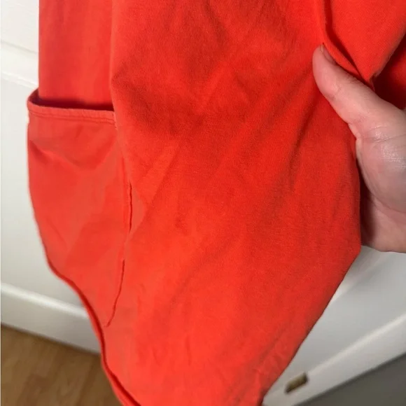 Free People Hot Shot Mini Dress in Scarlett Orange S - Picture 4 of 7